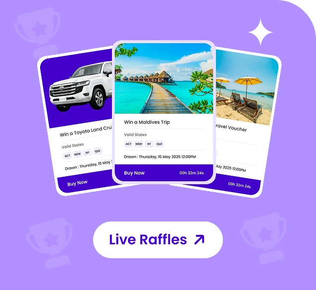 Live Raffle Cards